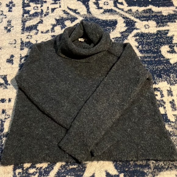 Madewell Sweater Wool-Blend Cowl Turtleneck Size Small - Picture 6 of 11